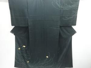 菊模様刺繍訪問着